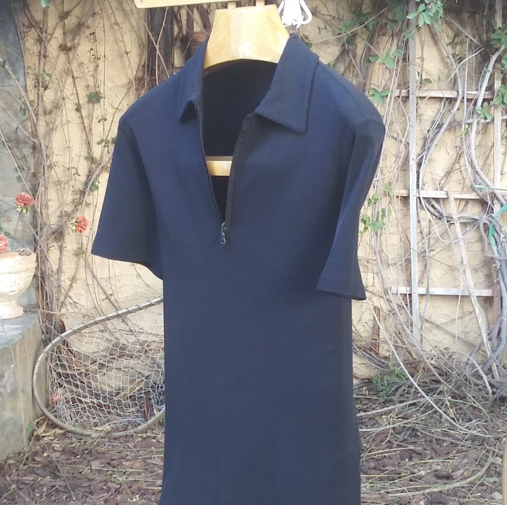🆕 !!!!!!SOLD!!!!!!! Prada Milano Black Short Sleeve Polo - Picture 4 of 10